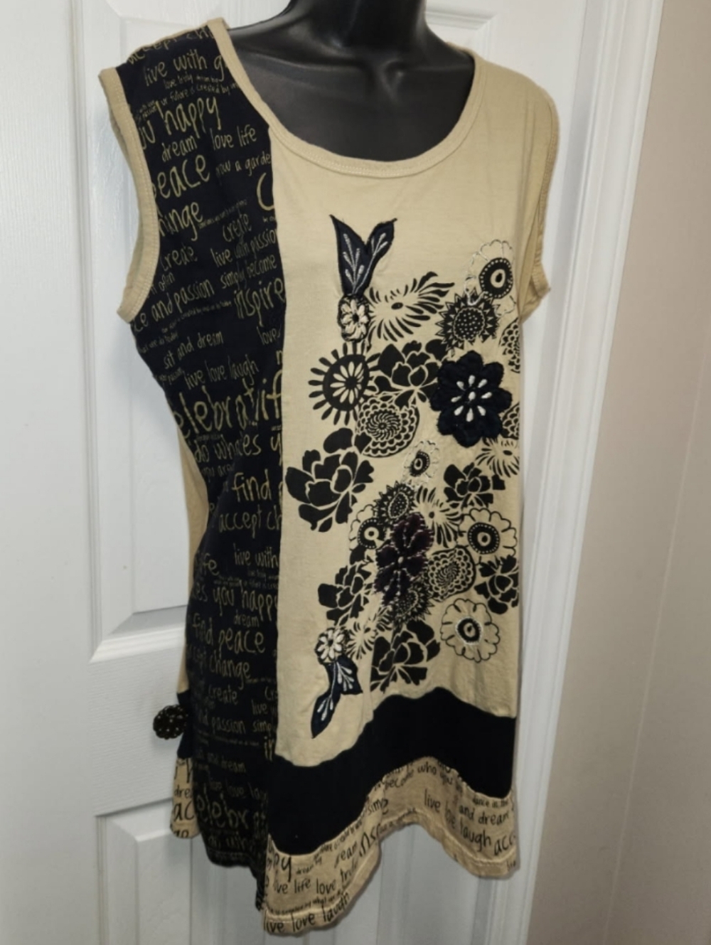 Leopards & Roses Tunic Dress